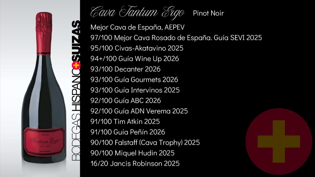 Tantum Ergo-Rosé Brut Nature-Pinot Noir-Hispano Suiza-2021/2-75 cl. Cava
