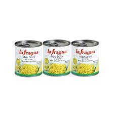 Maíz Lata 1/4 kg. pack-3 La Fragua
