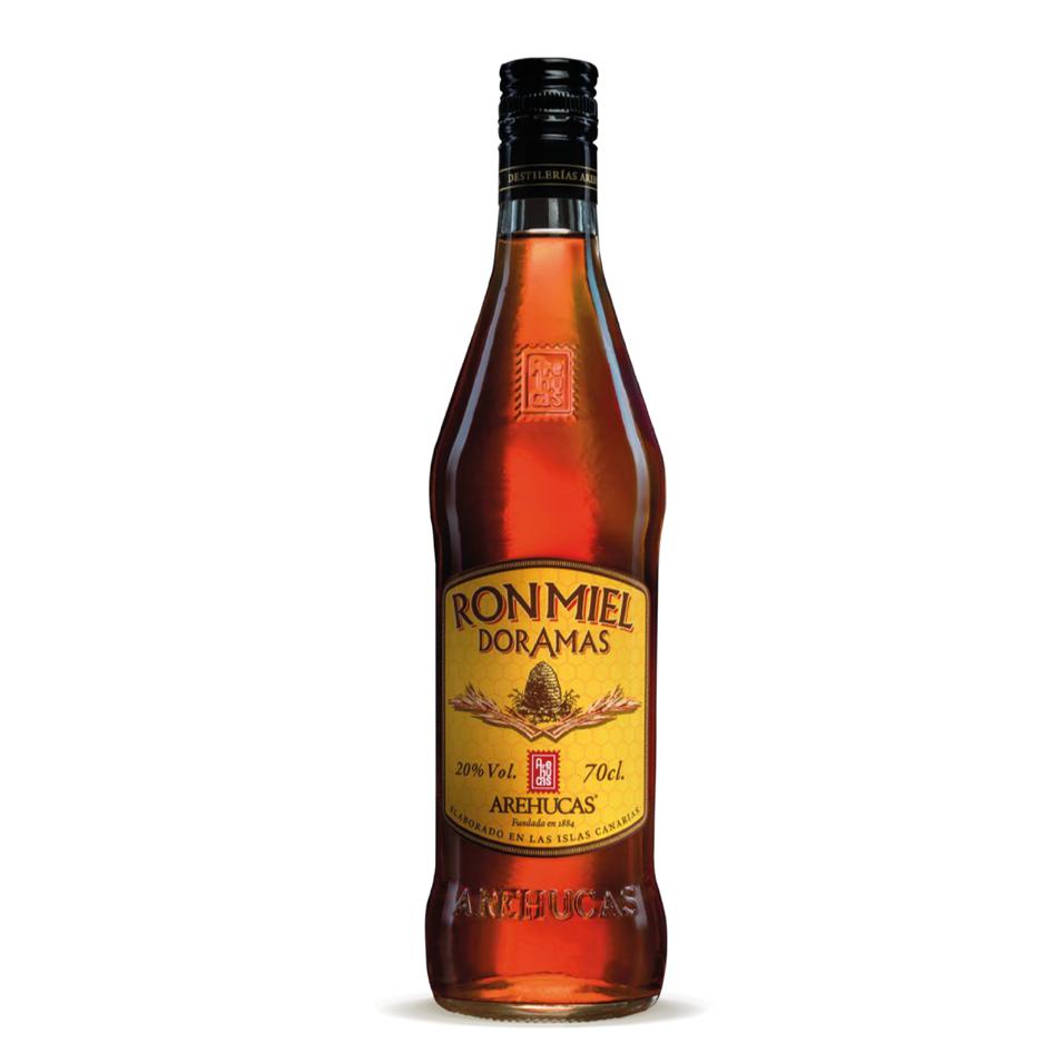Ron Arehucas Doramas Miel 30º 70 cl. Canario