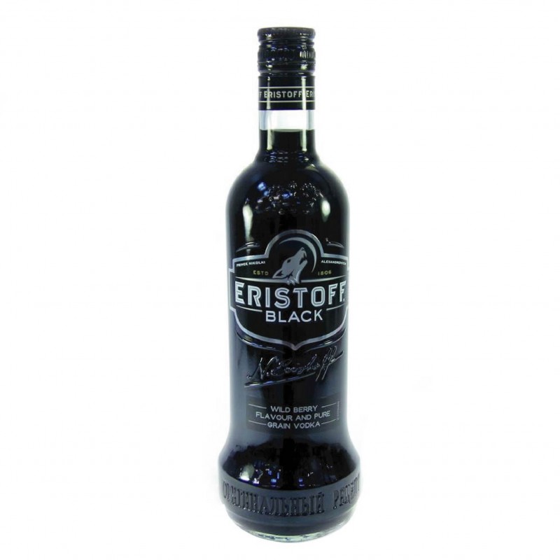 Vodka Eristoff Black 40º 1 L. 
