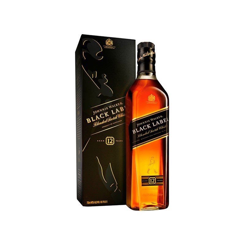 Whisky J. Walker Black Label 12 a. (etiqueta negra) 40º 70 cl.
