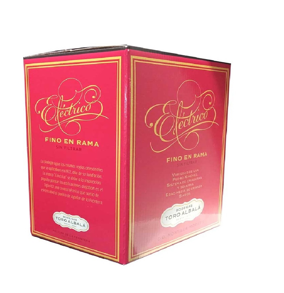 Fino Eléctrico en Rama Box 5 L. - B. Toro Albalá Montilla-Moriles