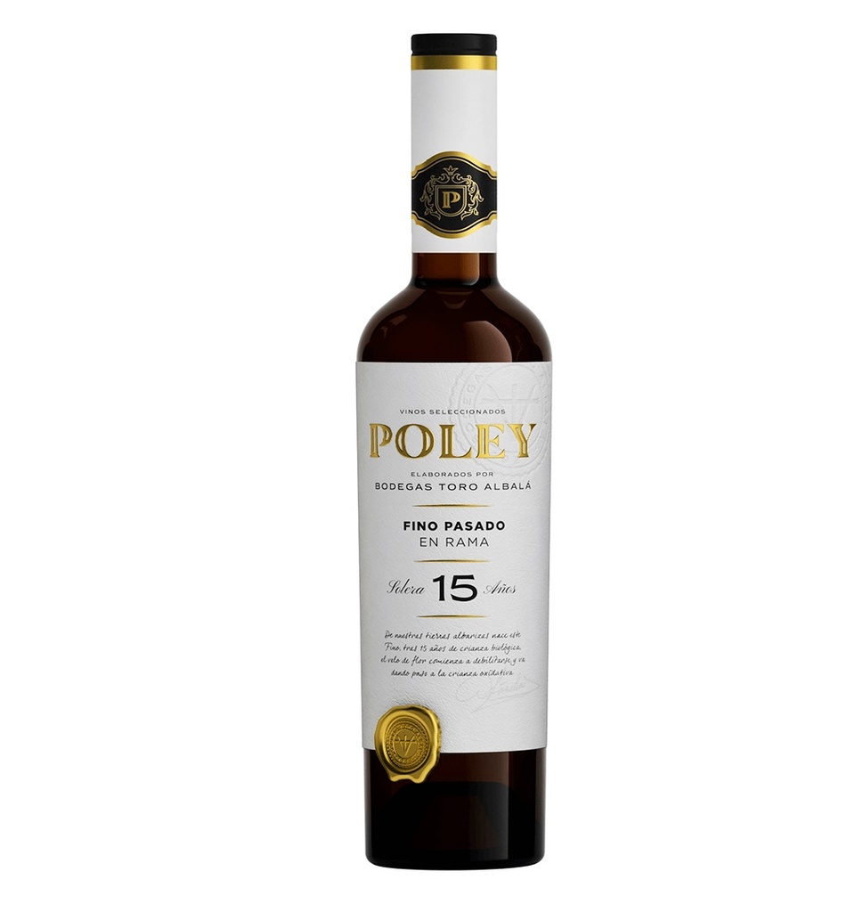 Fino Pasado Marques de Poley Viejo 15 años Toro Albalá 500 ml. 15,5º Montilla-Moriles