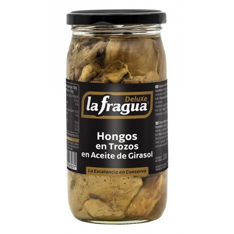 Hongos en Aceite Girasol T-370 ml. La Fragua Deluxe