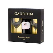 Gaudium Marques de Caceres Reserva 2015 75 cl. Est. + 2 copas Rioja