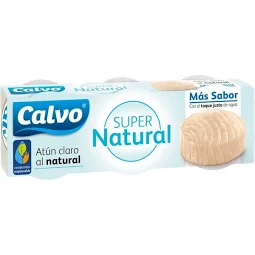 Atún Calvo Claro NATURAL pack-3x52 gr. 