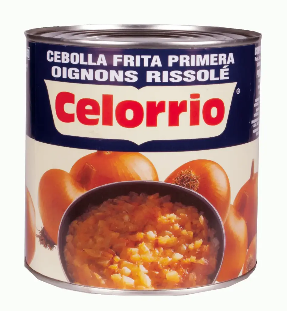 Cebolla Frita en AOVE Lata 3 kg. Celorrio