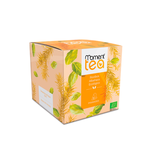 Infusión Te Rooibos Albahaca ECO Moment Piramide 15 u.