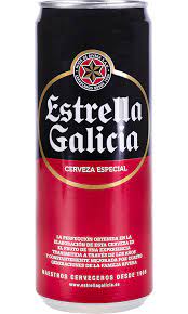 Cerveza Estrella Galicia Lata 30 cl. Pack 24 und.