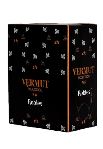 Vermut Bodegas Robles Ecológico Citrico 15º Box 3 L. caja negra