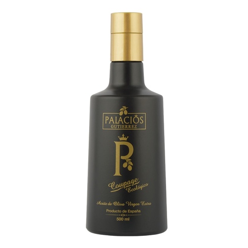 Aceite O.V.E. Palacios Gutierrez cristal 500 ml. Coupege Ecologica