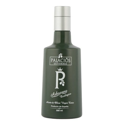 Aceite O.V.E. Palacios Gutierrez cristal 500 ml. Arbozana Ecologica