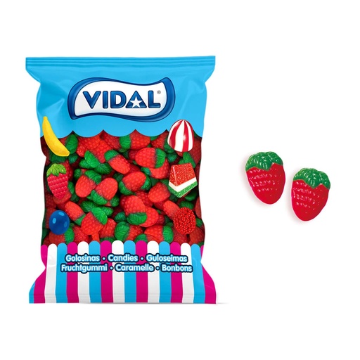 Gominolas Vidal 1,5kg. 250uds. Fresas Silvestres